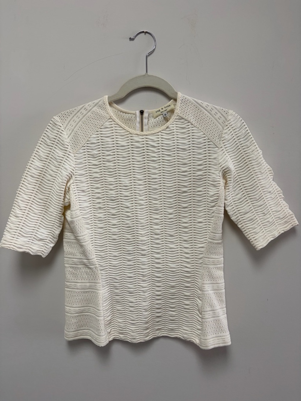 Rag and Bone off-white Detailed Shirt